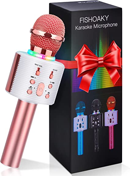 2 Pack Karaoke Microphone For Kids,bluetooth Wireless Microphone